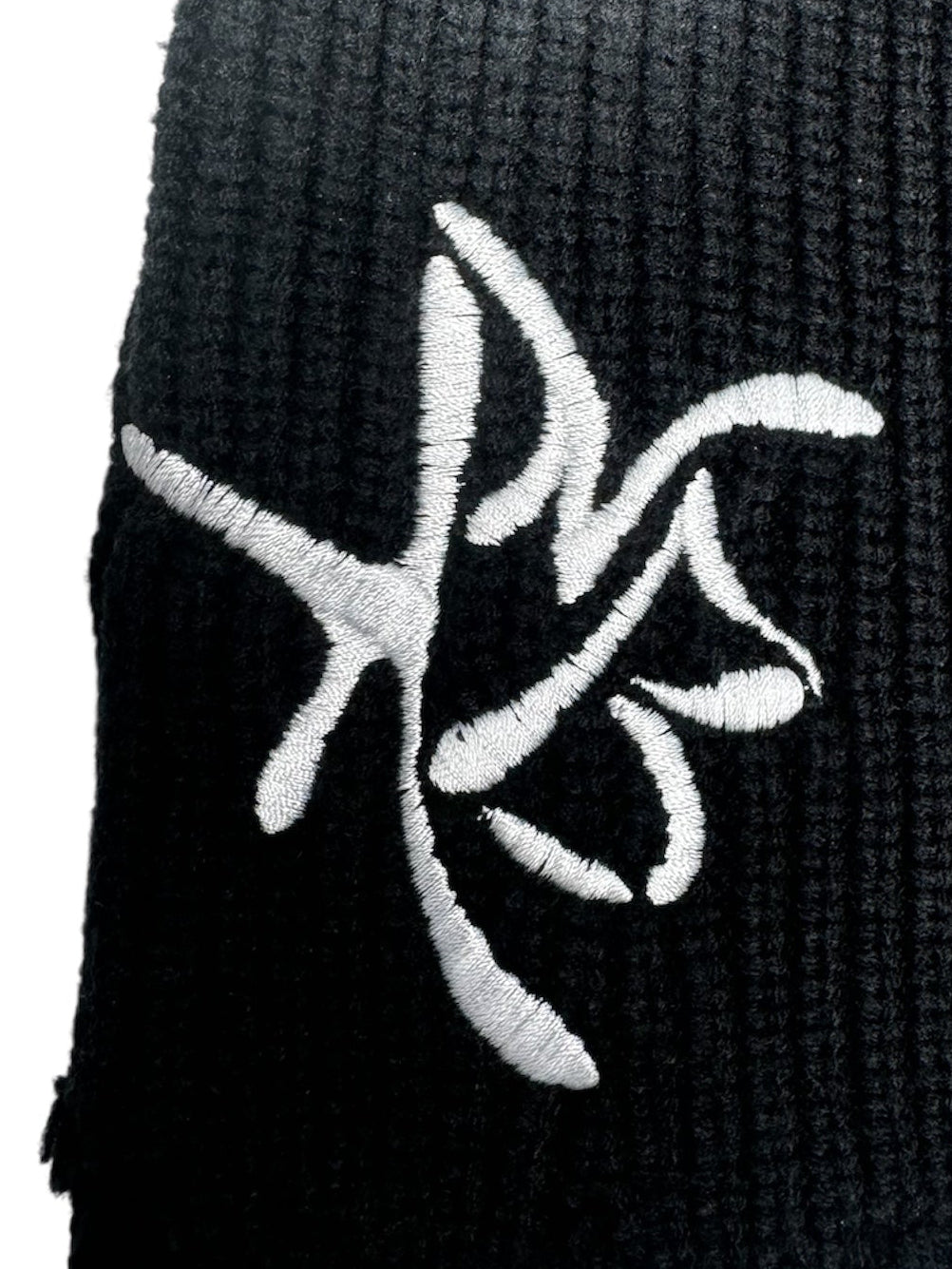 DISTRESSED THERMAL BEANIE