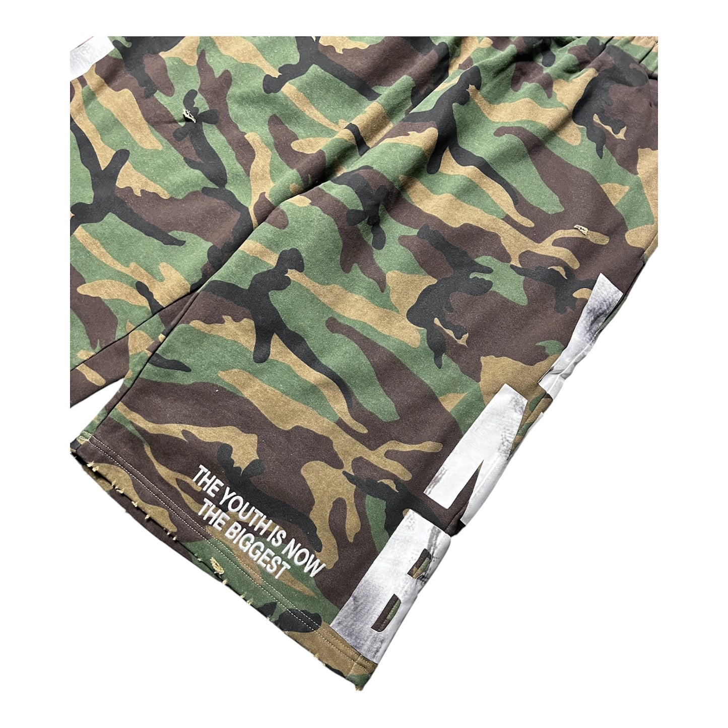 EVERYDAY CAMO SWEAT SHORTS
