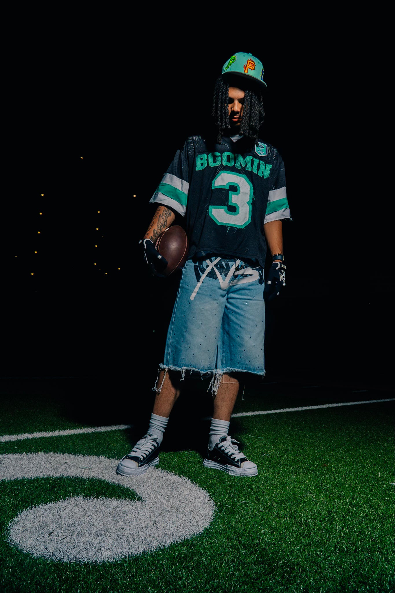 SKYAMI VINTAGE FOOTBALL JERSEY