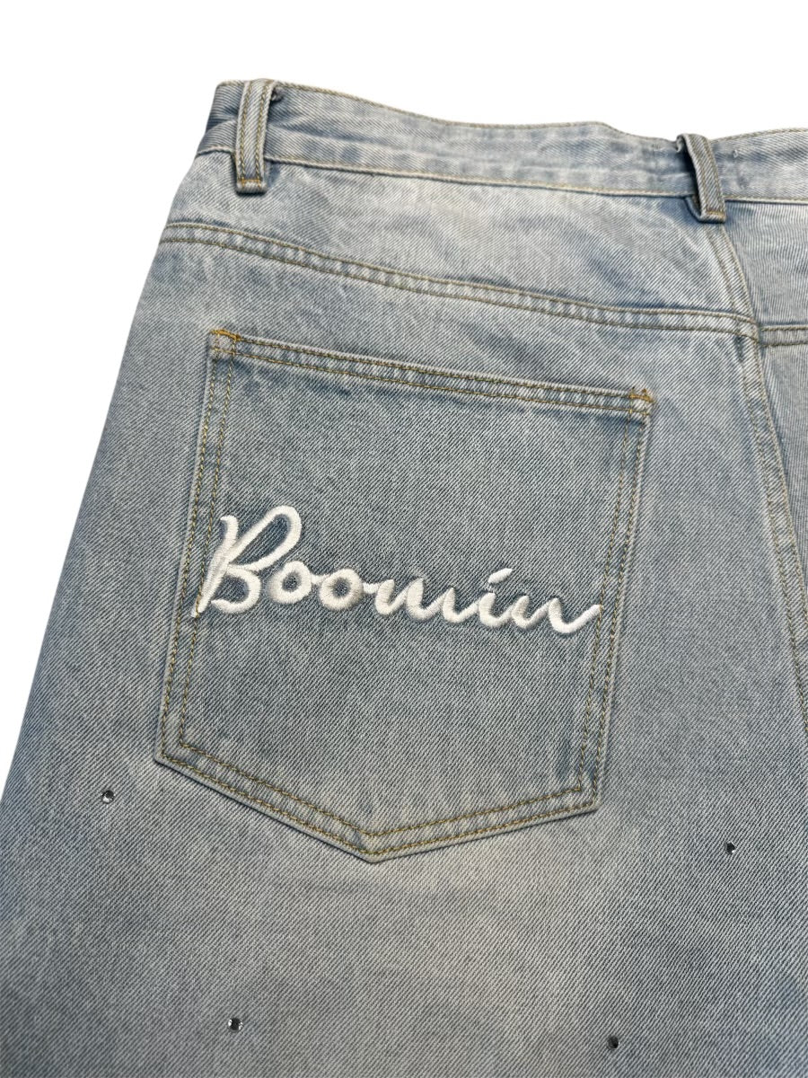 GRAFFITTI RHINESTONE JORTS