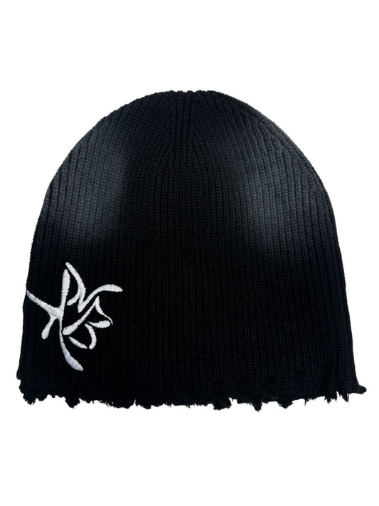 DISTRESSED THERMAL BEANIE